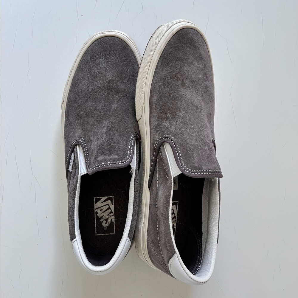 Men’s Vans suede slip-ons